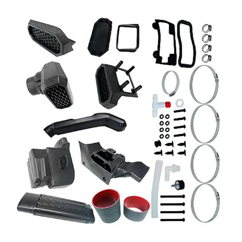 Snorkel Matte Black Engine Airflow System Off Road 4x4 Accessories Air Intake Snorkel Kit for Jeep Wrangler JL 2018 - 2024
