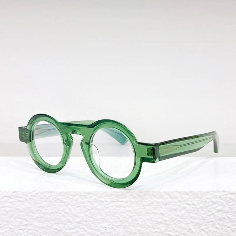 THE O Mille84 Belgium Brand Round Acetate Luxury Brand Men's Eyeglasses Frame Women Optical Eyewear Acetate Outdoor Shades