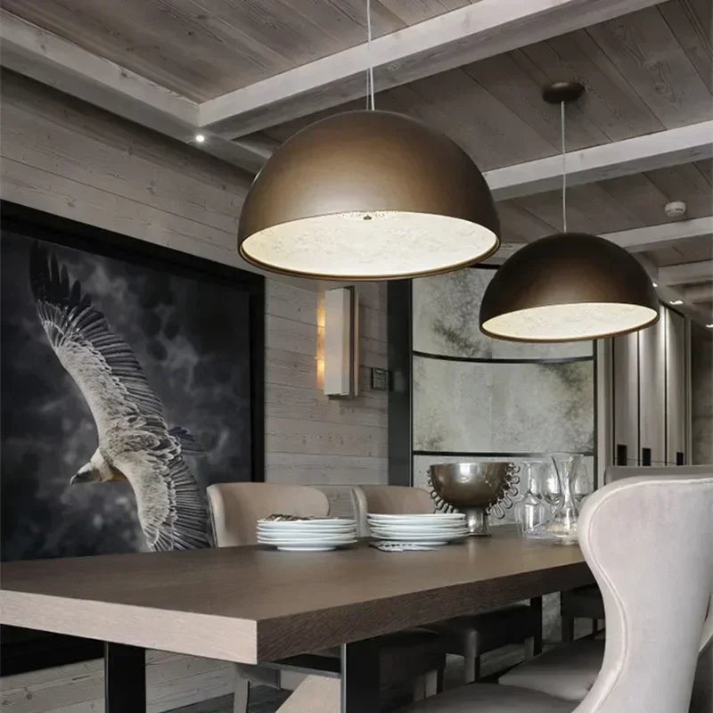Modern Design Restaurant Pendant Lamp Resin Minimalism Sky Garden Lamp Creative Bedroom Island Home Decoration Lamp Replica