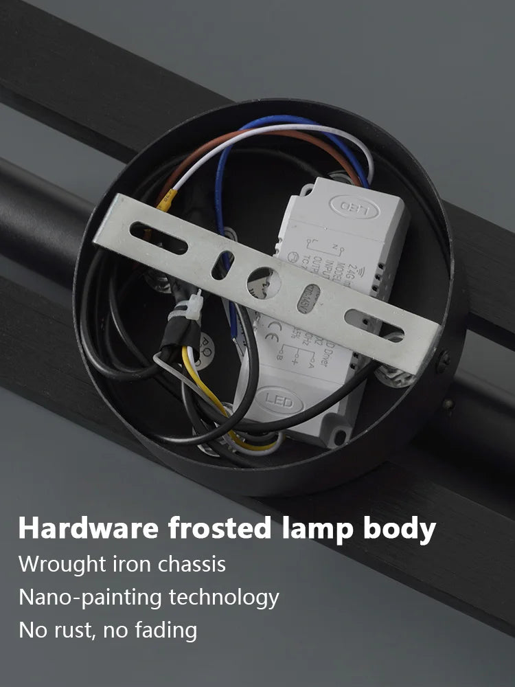 Long Aluminium Modern LED Ceiling Light Creative Design Ceiling Lamp Indoor Lighting Fixture Hallway Balcony Aisle Office Lustre