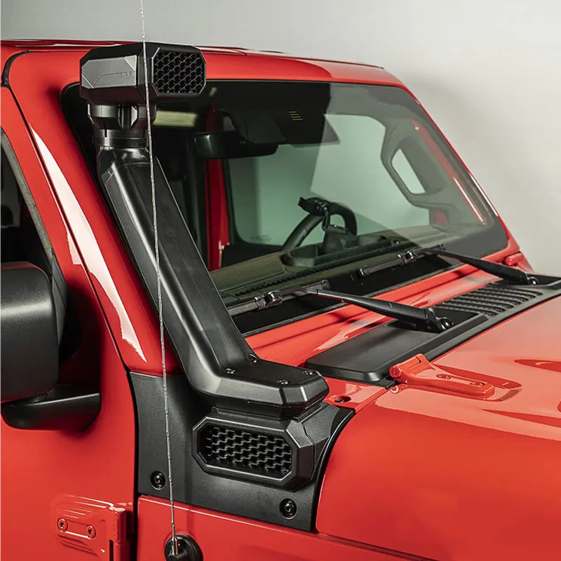 Snorkel Matte Black Engine Airflow System Off Road 4x4 Accessories Air Intake Snorkel Kit for Jeep Wrangler JL 2018 - 2024