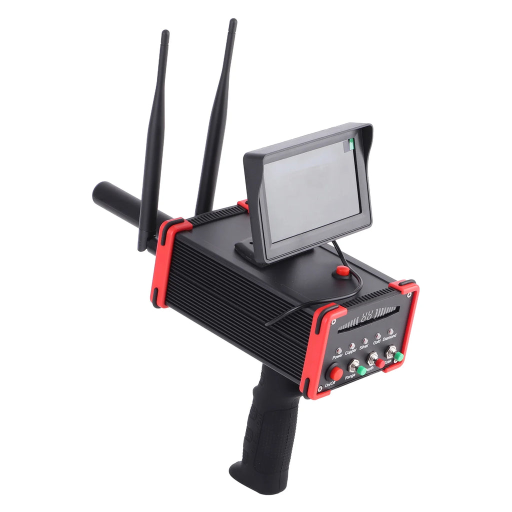 Metal Detector Underground Metal Scanner High Definition Screen Treasure Finder for Gold Silver Copper AC100‑240V
