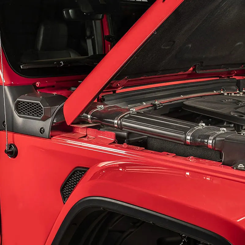 Snorkel Matte Black Engine Airflow System Off Road 4x4 Accessories Air Intake Snorkel Kit for Jeep Wrangler JL 2018 - 2024