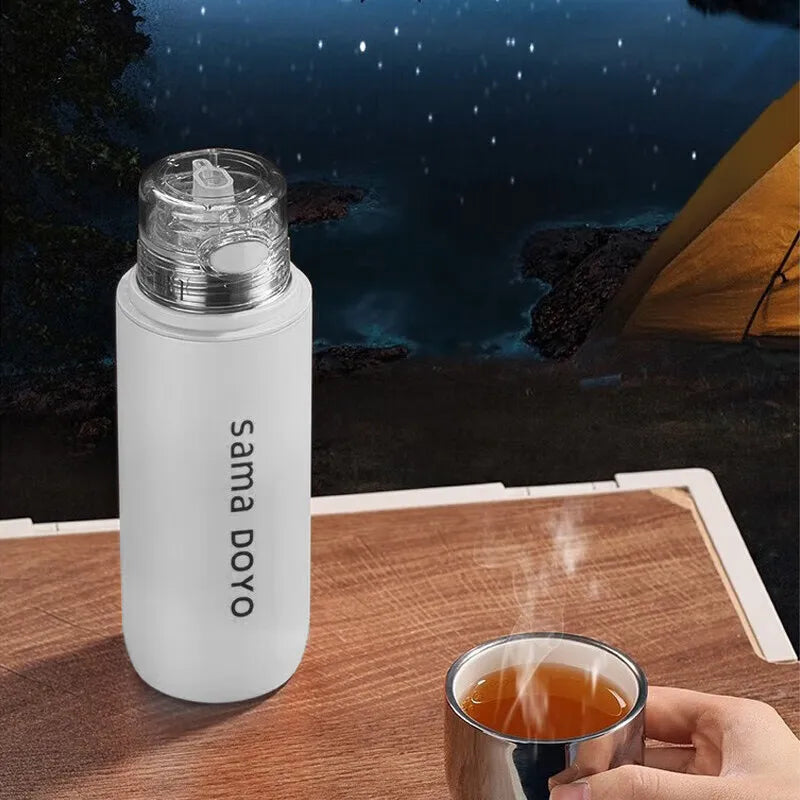 SAMADOYO Magnetic cup braised tea cup with tea separation bubble tea cup old white tea braised cup thermal insulation