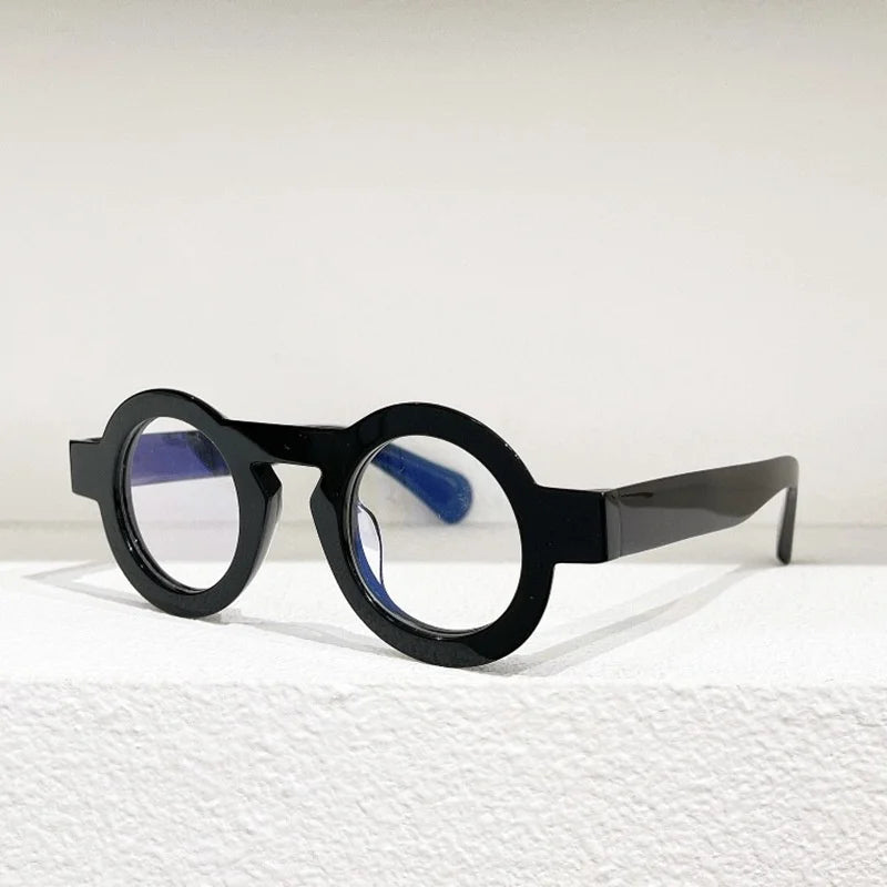 THE O Mille84 Belgium Brand Round Acetate Luxury Brand Men's Eyeglasses Frame Women Optical Eyewear Acetate Outdoor Shades