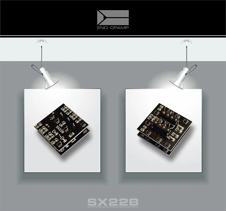 SX22B high fidelity fever discrete dual operational amplifier chip integrated module circuit front-end board replaces 4558d
