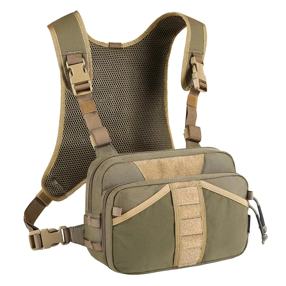 Fishing Chest Pack, Fly Fishing Bag for Men and Women, Tackle and Fly Boxes Storage Pack, Hunting Binocular Pack