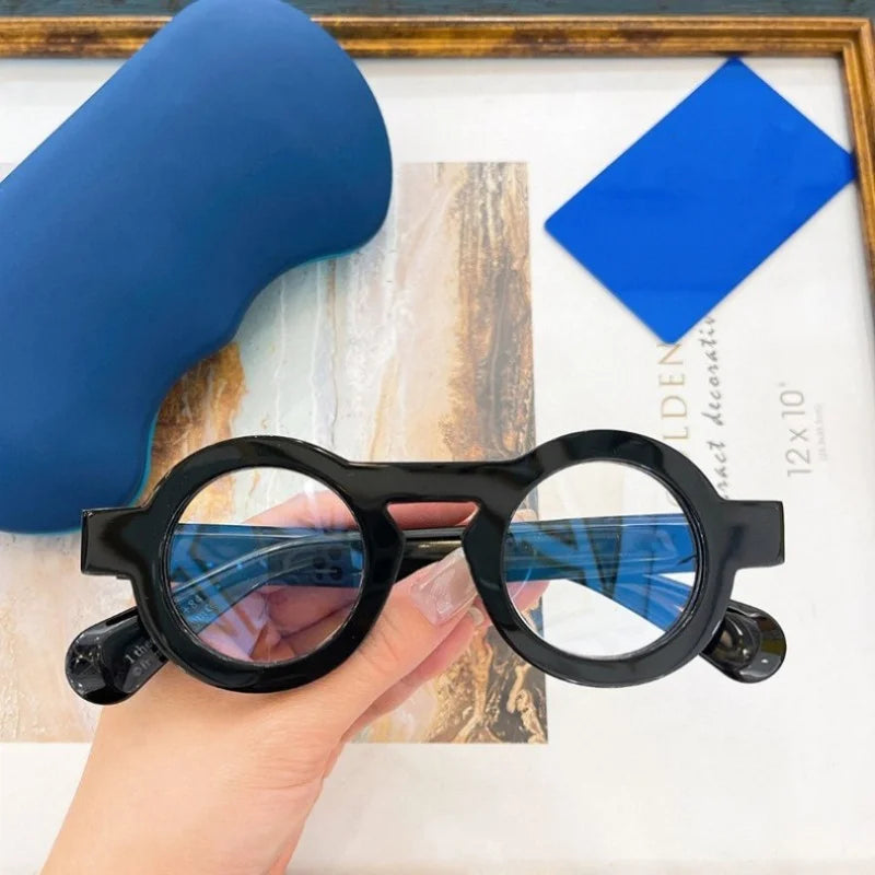 THE O Mille84 Belgium Brand Round Acetate Luxury Brand Men's Eyeglasses Frame Women Optical Eyewear Acetate Outdoor Shades