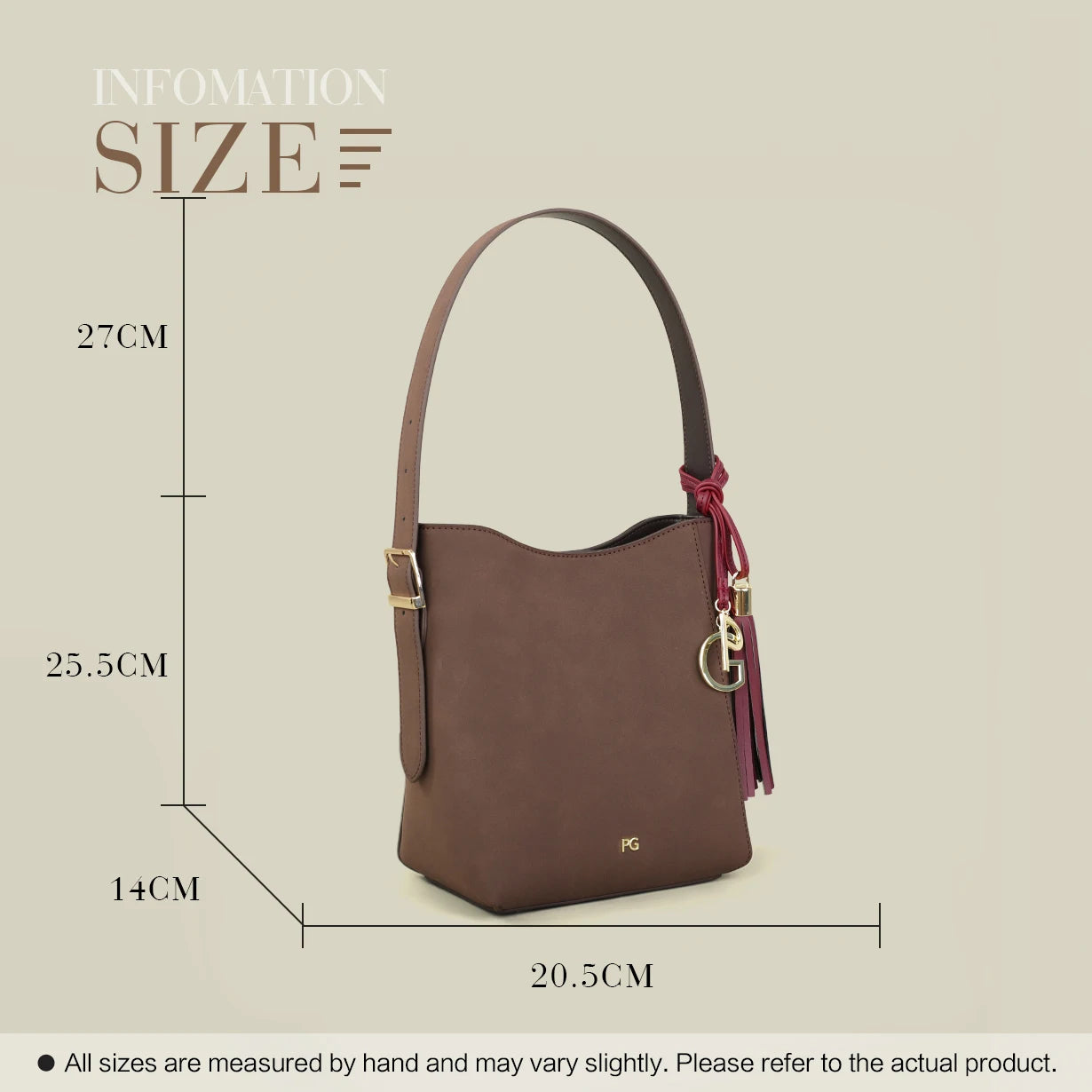 PG Lightweight 2025 Fall/Winter Latest Fashion Design Crossbody Bag, High-end Minimalist Elegant Women's Bag