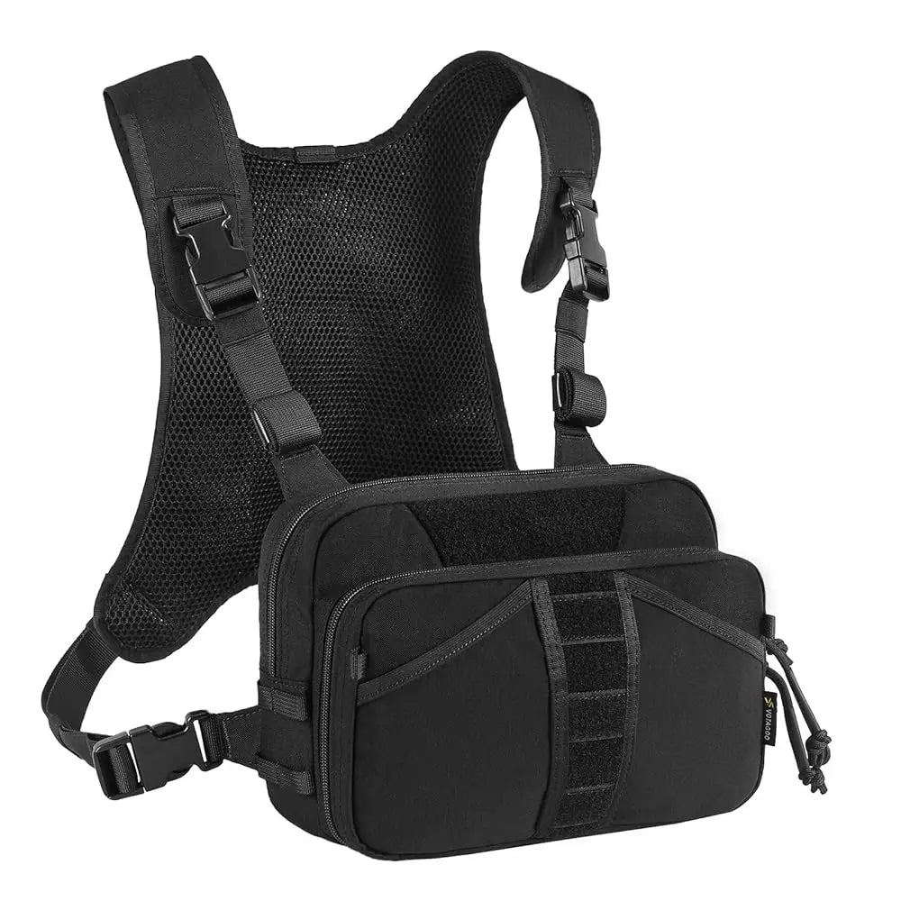 Fishing Chest Pack, Fly Fishing Bag for Men and Women, Tackle and Fly Boxes Storage Pack, Hunting Binocular Pack