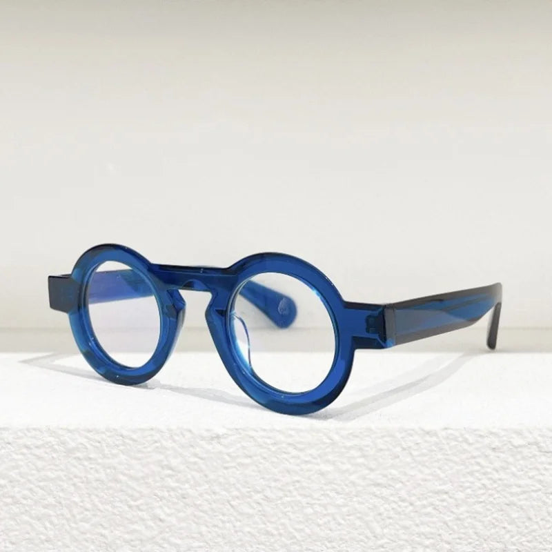 THE O Mille84 Belgium Brand Round Acetate Luxury Brand Men's Eyeglasses Frame Women Optical Eyewear Acetate Outdoor Shades