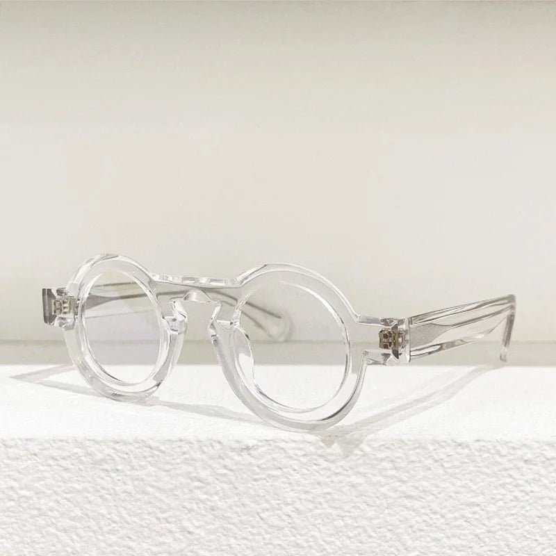 THE O Mille84 Belgium Brand Round Acetate Luxury Brand Men's Eyeglasses Frame Women Optical Eyewear Acetate Outdoor Shades