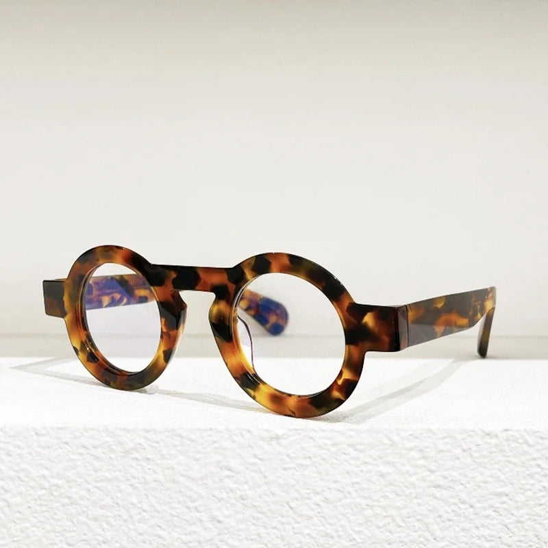 THE O Mille84 Belgium Brand Round Acetate Luxury Brand Men's Eyeglasses Frame Women Optical Eyewear Acetate Outdoor Shades