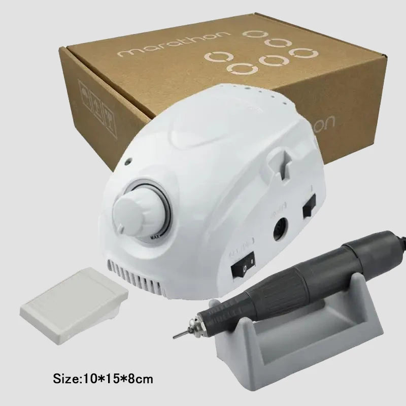 Dental Micro Motor Marathon Machine with SH37L1 Handle - Multi-Purpose Tool for Engraving, Milling, Nail Polish & Manicure